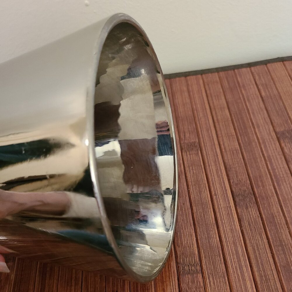 MCM Dorothy Thorpe Style Silver Fade Cocktail (8) Glasses/ Caddy/ Ice Bucket - Picture 7 of 12